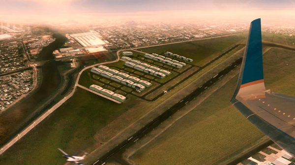 Hangar in Important International Airport