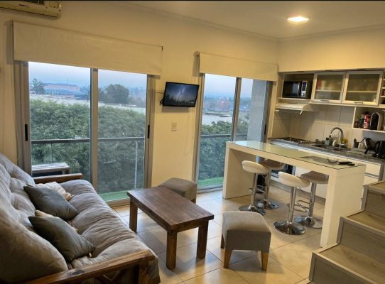 Rental 2-Room Apartment in Duplex with Garage, Nordelta