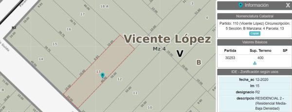 Vicente Lopez Land Sale - Trade