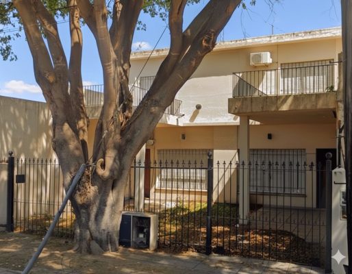 Multi-family house with garden and grill area