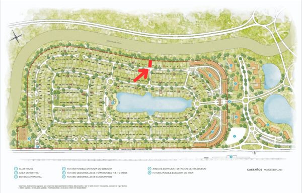 Venta terreno Castaños 507m orientacion Jardin NE
