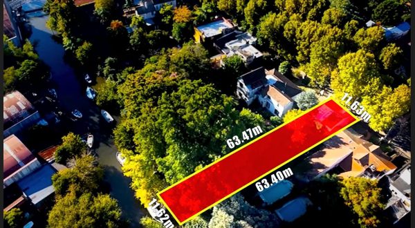 VENTA LOTE 735 m2 TIGRE 882m2 vendibles