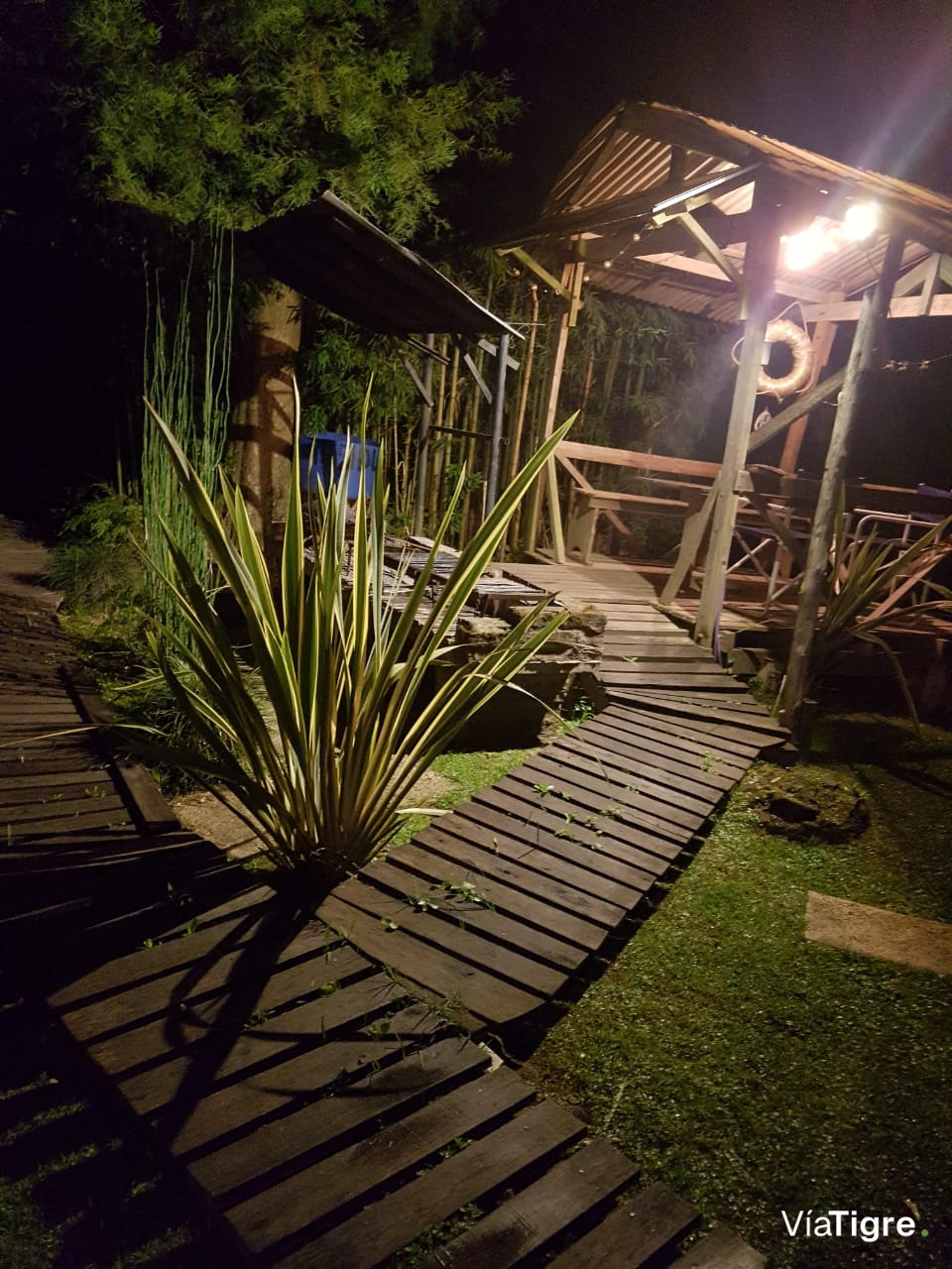 parque a la noche