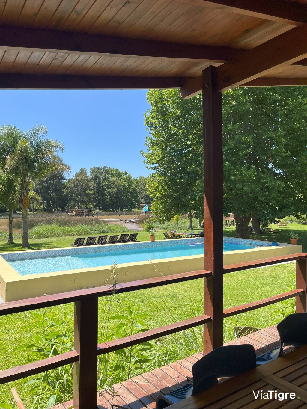 Vista desde el deck